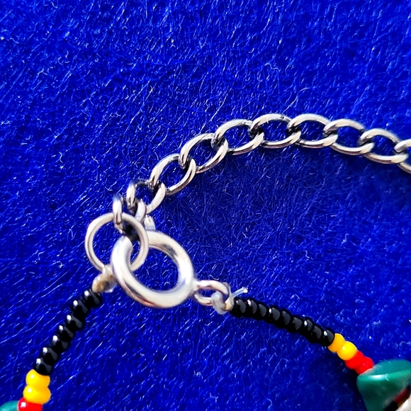 Bohemian beaded Anklet - Picture 5 of 6